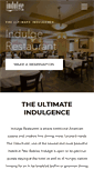 Mobile Screenshot of indulgerestaurant.com